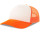 WHITE-ORANGE FLUO
