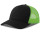 BLACK-GREEN FLUO