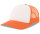 WHITE-ORANGE FLUO